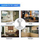 2pcs Anti-collision Doorknob Wall Crash Pad Door Handle Silencer (White) Newly