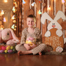 Easter Bunny String Lights 5 ft 10LED Rabbit Shaped Fairy Light (Colorful) Newly