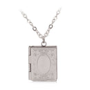 Gift Jewelry Chain Friend Pendant Photo Picture Locket Square Shaped Necklace