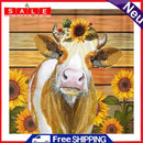 5D Diamond Painting Cow Sunflower Full Round Rhinestone DIY Home Decoration Gift