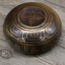 Yoga Meditation Bowl Handmade Bronze Chime Buddha Sound Bowl Striker (8cm) Newly