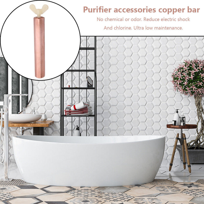 Replacement Solar Copper Anode for Swimming Pool Ionizer Purifier Cleaner Newly