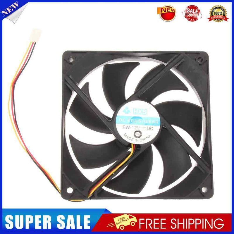 120mm 120x25mm 12V 3Pin DC Brushless PC Computer Case Cooling Fan