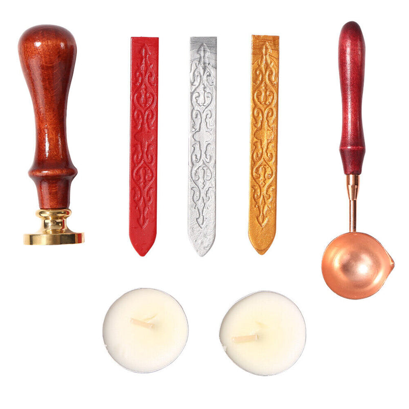 Creative Ancient Fire Paint Seal Set Seal Spoon Sealing Wax Stamp St