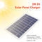 Solar Cells Power Bank Battery Charger 5V 400mA USB Output Devices Solar Panels