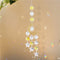 #A Crystal Windchimes Ornament Metal Hexagon Star Moon Craft Outdoor Garden Hang