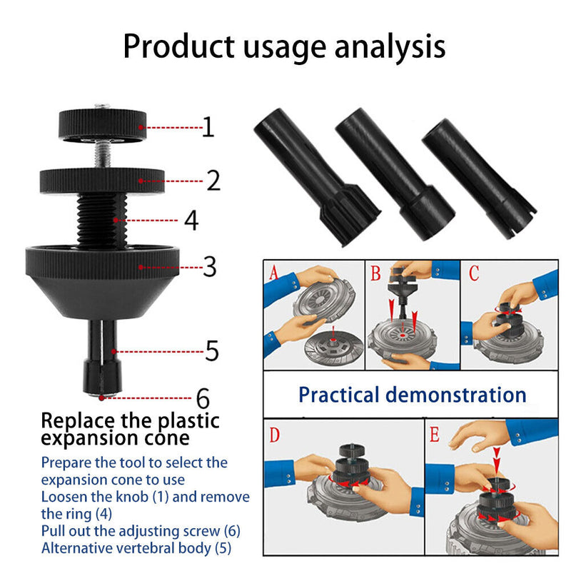 Plastic Auto Clutch Alignment Dismantle Tools Car Repair Fix Correcting Machines