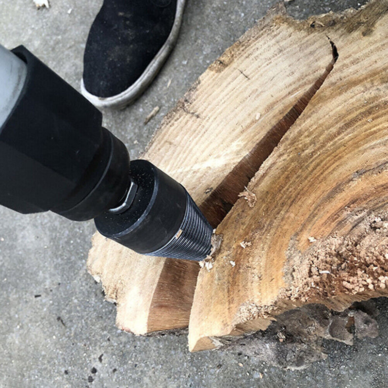 32mm Firewood Splitter Drill Bits Cutting Wood Auger w/Connecting Rod Newly