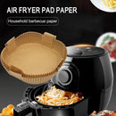 100x Disposable Air Fryer Parchment Paper Liner Oven Baking Mat (20x4.5cm)