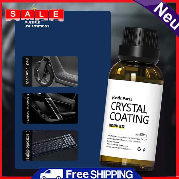 Car plastic part retreader coating agent for interior cladding