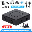 Audio Transmitter Receiver 3.5mm AUX Jack Built-in Battery Wireless Music Audio