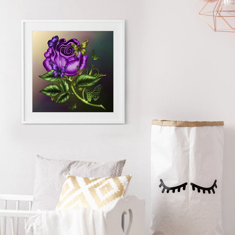 5D DIY Full Drill Diamond Painting Flowers Animal Cross Stitch Kit (JH072)