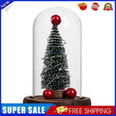 Christmas Tree LED Glass Dome Bottle Lamp USB Bedroom Night Light Decorations