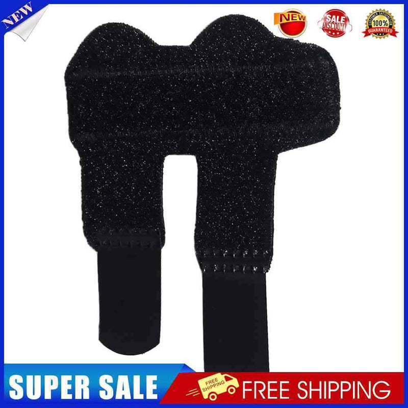 Finger Brace Support Hand Splint Fix Protector for Arthritis Joint (Black)