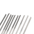 100PCS 4.6x200mm Stainless Steel Exhaust Wrap Coated Locking Cable Zip Ties
