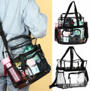 Travel Clear Bag Stadium Approved Transparent Tote Bag Adjustable Strap
