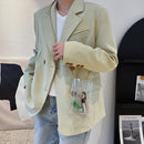Summer Women Clear Crossbody Bag Female Transparent PVC Portable Handbags Purses