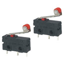 PCB Terminals Snap Action SPDT Lever Arm Micro Limit Switch Roller KW11-N KW12