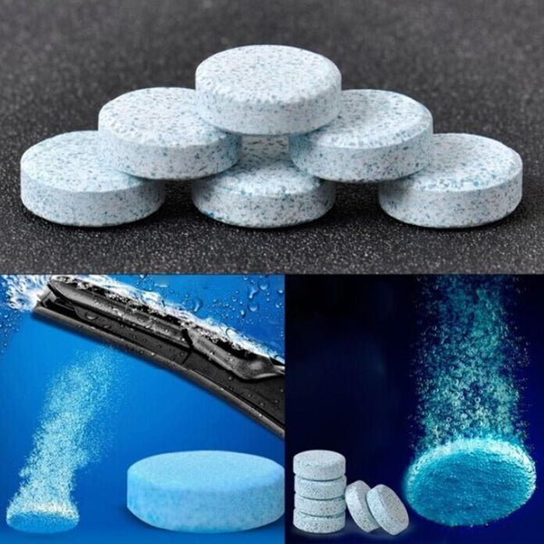 Effervescent Tablets Car Glass Wash Cleaning Agent Pills Windscreen Cleaner