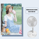 Portable Summer Silent Student Desktop Table Fan Folding Telescopic Floor Fan