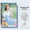 Portable Summer Silent Student Desktop Table Fan Folding Telescopic Floor Fan