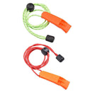 Outdoor Camping Hiking Whistle with Lanyard Survival Emergency Tool (Red)