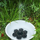 Solar Panel Powered Courtyard Waterfall Bird Bath Pool Pond Solar Fountain