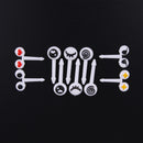 10Pcs Eye Mini Fruit Fork Cartoon Children Fruit Dinner Desert Sticks Fork Newly