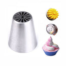 Baking Tool Icing Piping Cake Decor Pastry Tips Stainless Steel Tulip Nozzles