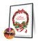 5D DIY Part Special Drill Diamond Painting Bow Wreath Rhinestone Drawing