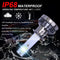 1 Pair Mini COB LED Car Headlight Bulbs 72W 12000LM 8000K Auto Headlamp Bulbs