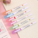Line Highlighters Markers Pen Integrated Curve Highlighter Pen Multiple Shapes