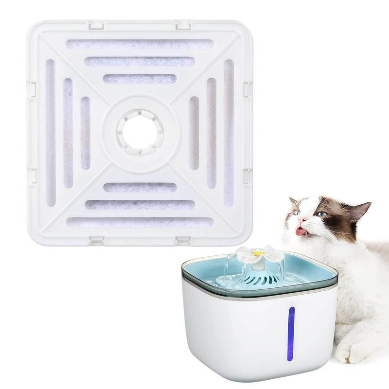 2L Automatic Pet Fountain, USB Powered Water Dispenser, with Water Level Wi