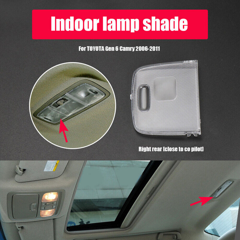 Auto Reading Light Cover Dome Lamp Cap for Gen 6 Camry 06-11 (Rear Right)