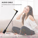 3.5mm Right Angle Male to Female Cable Adapter for SteelSeries Arctis 7 5 3