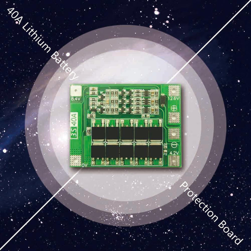 3S 40A Li-ion Lithium Battery Charger Cell Module PCB BMS Protection Board Newly