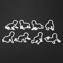 8pcs DIY Cutting Dies Stencils Scrapbook Embossing Craft Album Card Gifts-2