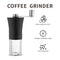 Espresso Adjustable Knob Setting ABS Coffee Bean Mill Manual Coffee Grinder