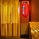 2x 10 inch Hanging Lantern Cloth Ornaments with LED Wicks Festival Decor