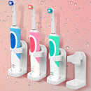 Punch Free Toothbrush Rack Wall Mounted Electric Toothbrush Organizer Rack Shelf
