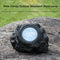 2xLED Solar Simulation Stone Lamp Outdoor Waterproof Garden Landscape Light