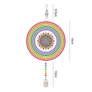DIY Diamond Painting Double-sided Hanging Rotatable Wind Chime (GSP201) Newly