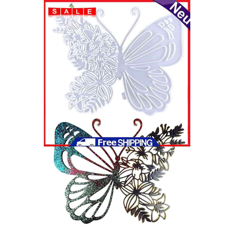 Butterfly Silicone Molds - Handmade Home Display Crafts Decorations for Wall Hanging