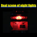 36-60V E-bike Rear Lamp Waterproof LED Safety Warning Taillight with Turn Signal