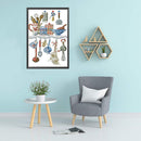 Kitchen Utensil Partial Cross Stitch 11CT Counted Embroidery DIY Needlework