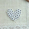 50stk x Schwarz weiß &Love Herz Valentin Acryl Rund P V5Y5 und X6I2 Flach S0Y4