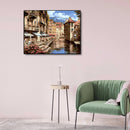 Florence River Oil Painting By Numbers Canvas Hand Painted Wall Art Home Decor