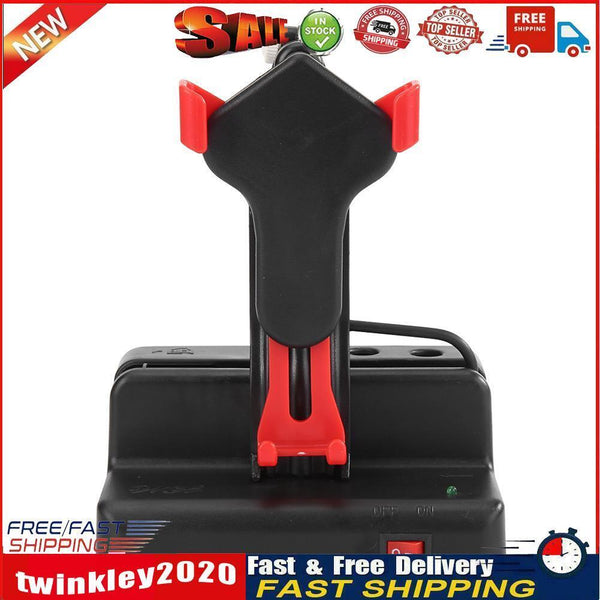 Phone Swing Automatic Shake Motion Brush Step Wiggler with USB Cable (Red) Newly