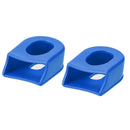 2pcs/set Bicycle Crankset Crank Wheel Protective Sleeve Protector (Blue) Newly