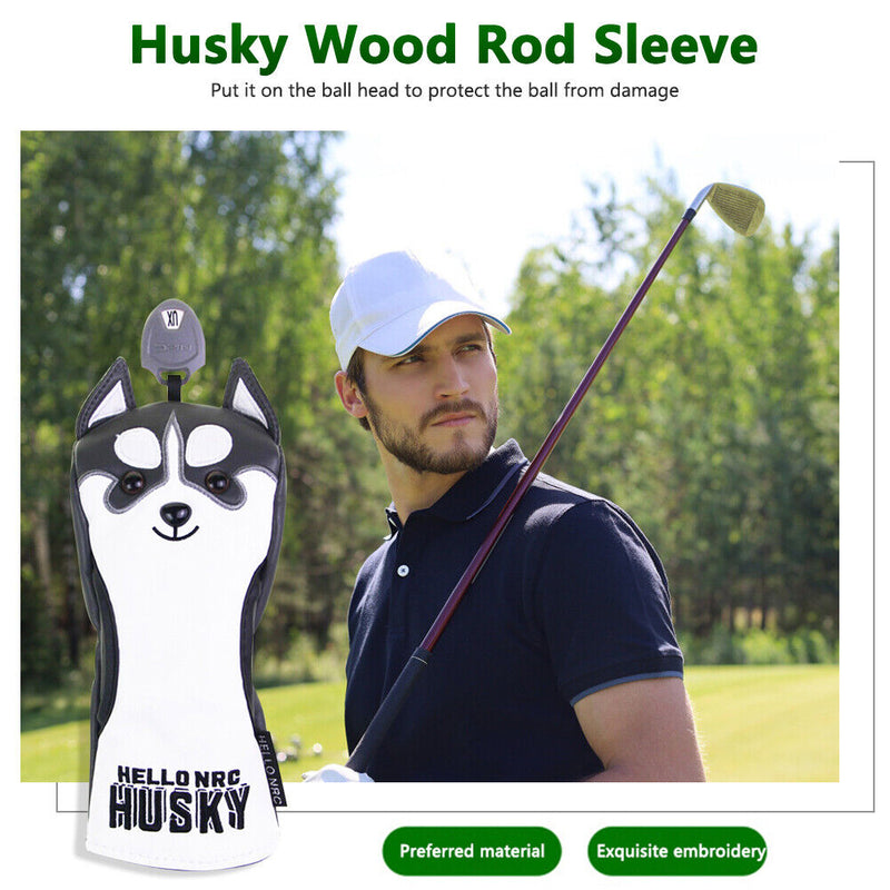 Husky Golf Club Protection Cover Waterproof PU Golf Putter Headcover (UT) Newly